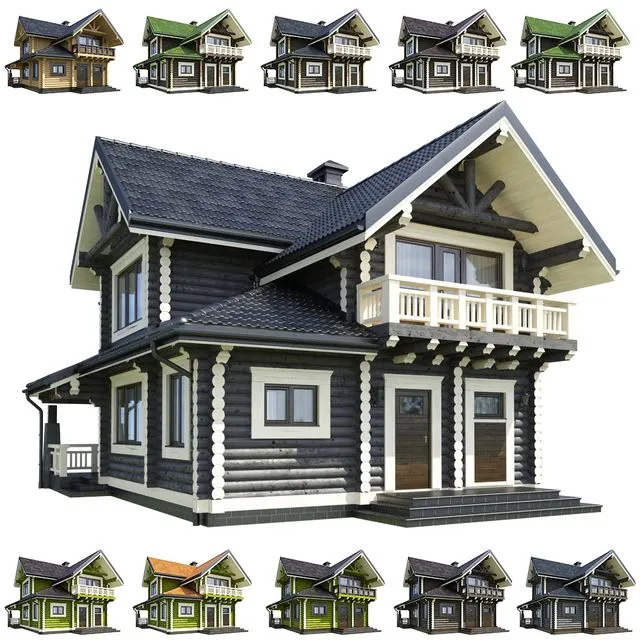 House of the H-beam 1 3dsMax Model