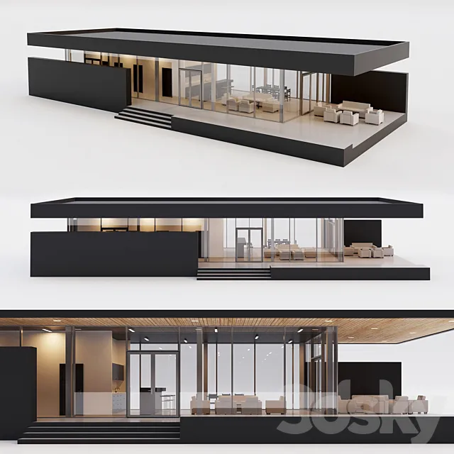 House. Villa. one 3ds Max