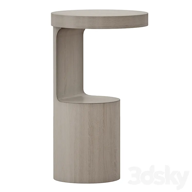 Hout End Table (Crate and Barrel) 3DS Max