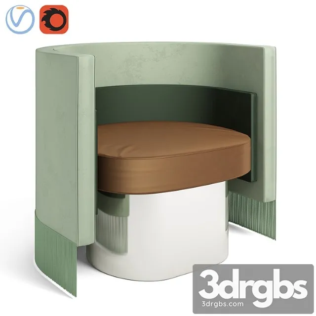 Houtique & masquespacio mambo armchair