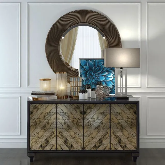 Houzz decor set 02 3dsMax Model