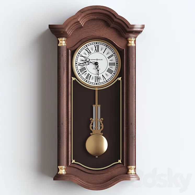 Howard Miller Lambourn I Wall Clock 3DS Max