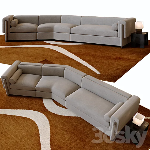 Howard sectional sofa 3DS Max Model