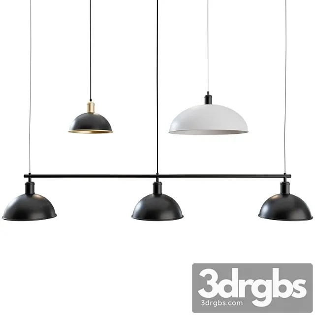 Hubert suspension frame + pendant by menu