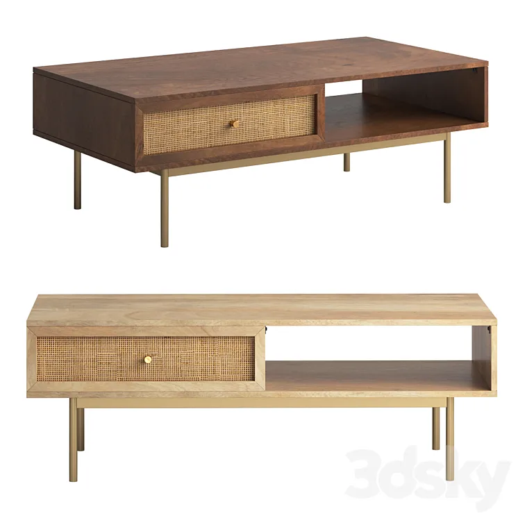Hudson Coffee Table 3DS Max Model