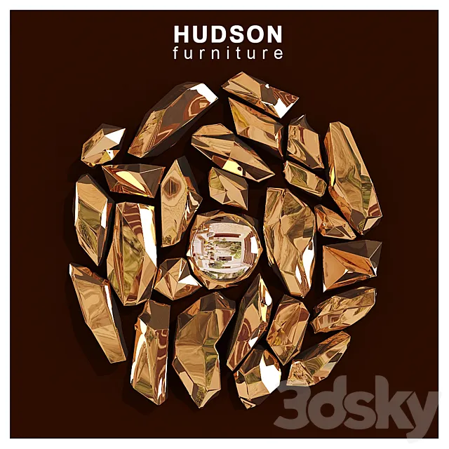 Hudson furniture mirror 3DSMax File