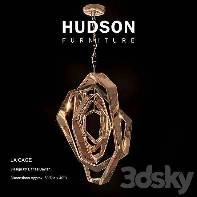 HUDSON LA CAGE by Barlas Baylar 3DSMax File