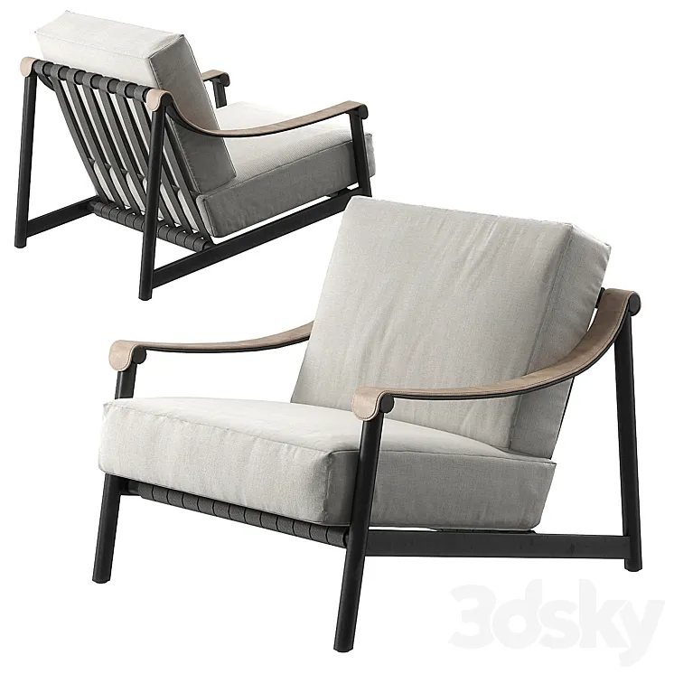 Hudson lounge chair 3DS Max
