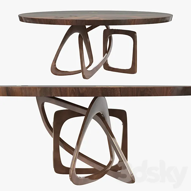 Hudson table 3ds Max