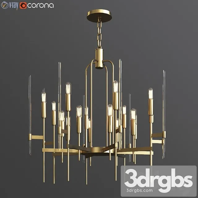 Hudson valley bari chandelier 3dsmax Download