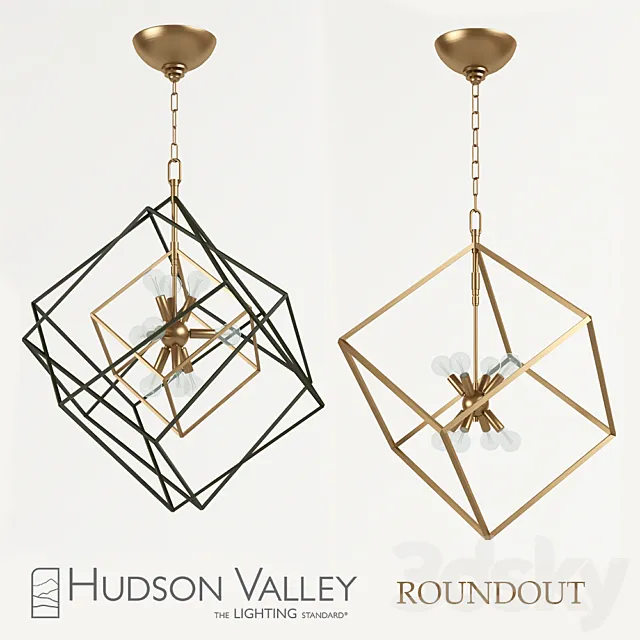 Hudson Valley Roundout Chandeliers 3ds Max