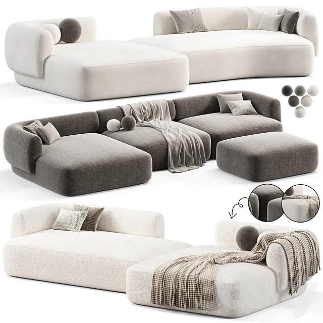 Hug Modular Sofa 3ds Max
