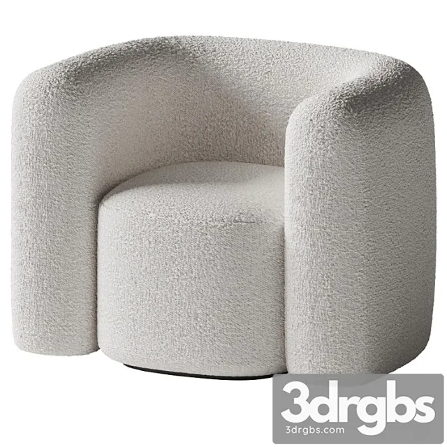 Hugger Chair by Leanne Ford Crate and Barrel 3dsmax Download