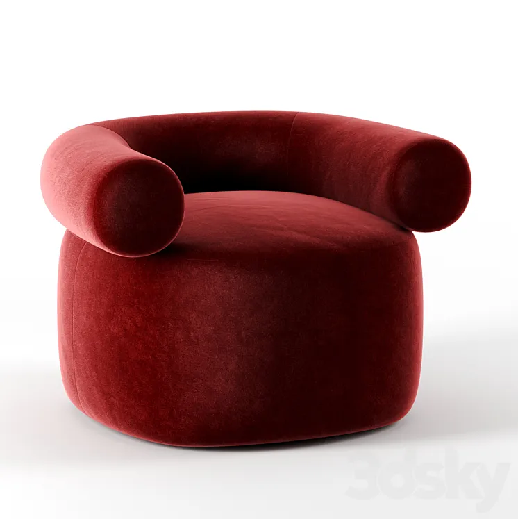 Huggy chair by Sarah Ellison 3DS Max