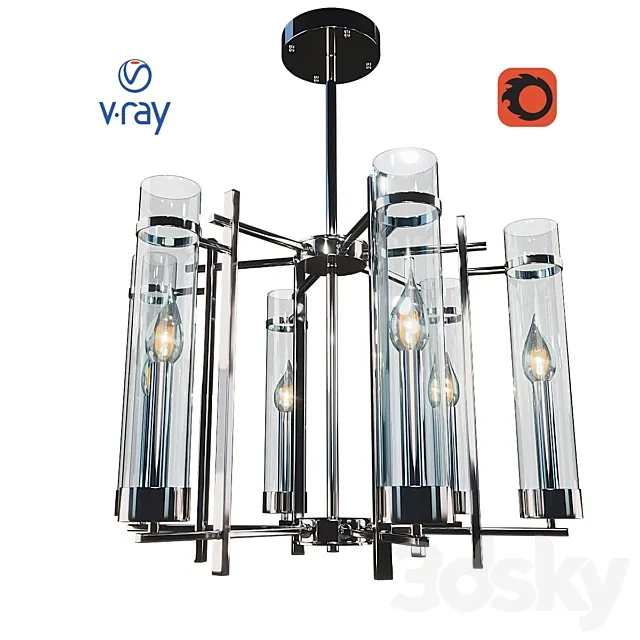 HUGO ceiling lamp model from the company ARTE LAMP Italy. 3ds Max