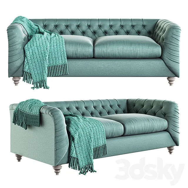 Hugo chesterfield sofa 3DSMax File