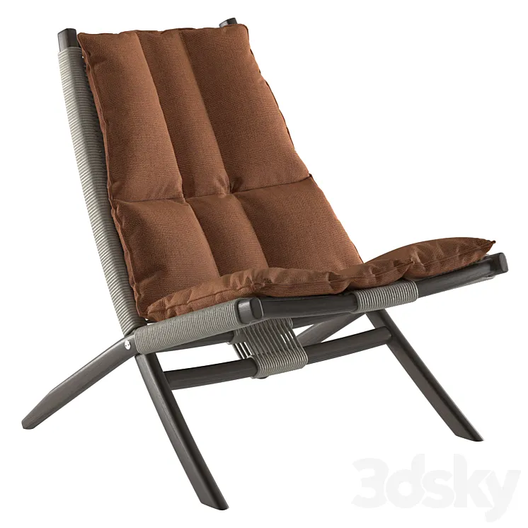 Huli armchairs by frigerio salotti 3DS Max Model