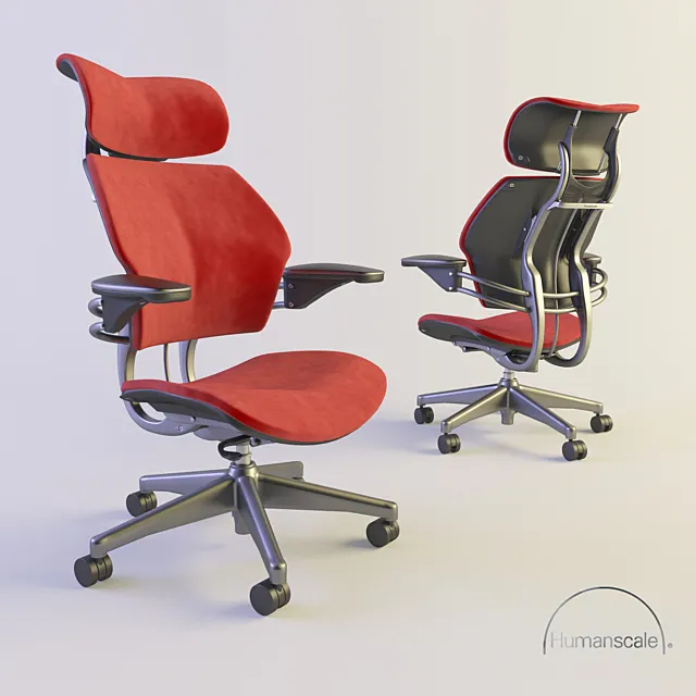 Humanscale freedom 3ds Max