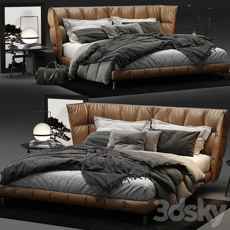 Husk Bed 3DS Max