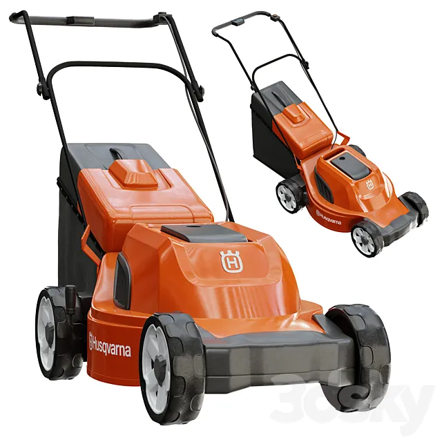 Husqvarna Lawn Mower 3ds Max