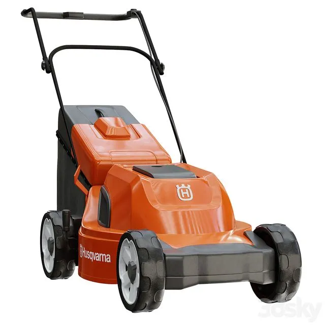 Husqvarna Lawn Mower 3dsMax Model