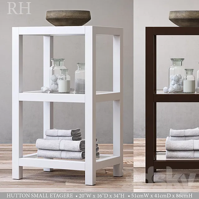 HUTTON SMALL ETAGERE 3ds Max