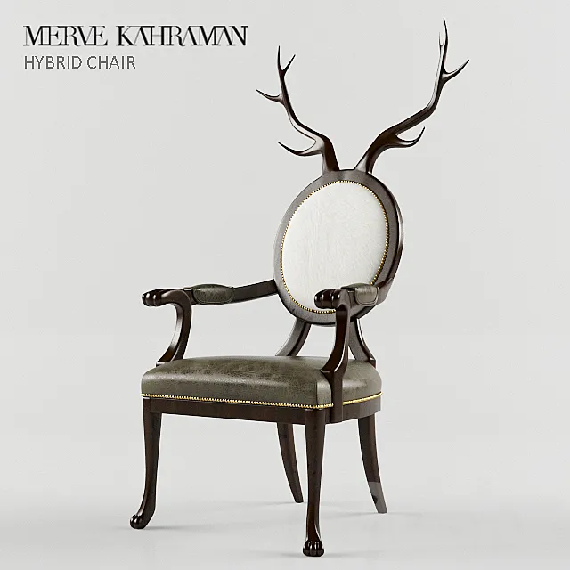 Hybrid Antler Chair by Mervekahraman 3ds Max