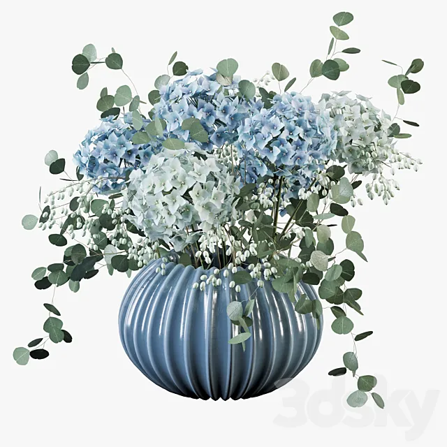 Hydrangea bouquet 3ds Max