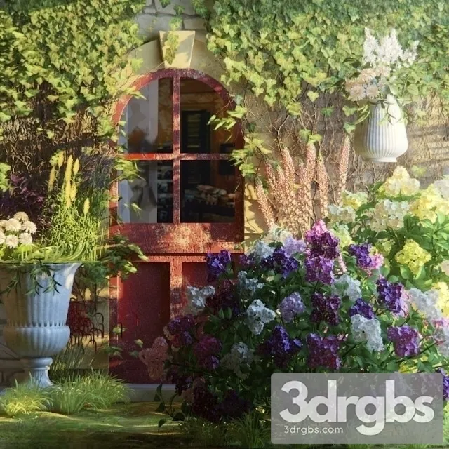 Hydrangea Garden 3dsmax Download