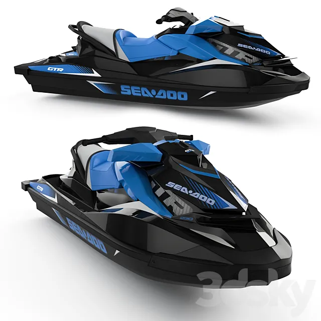 Hydrocycle Sea Doo GTR_230 3DS Max Model