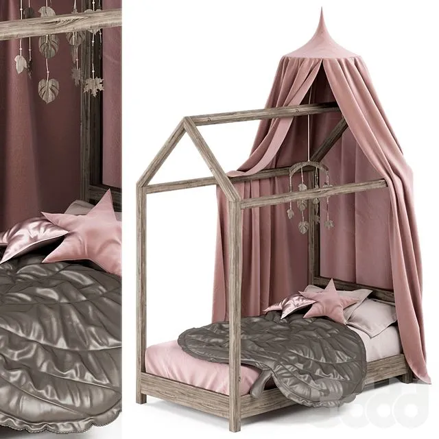 HYGGE bed 01 3dsMax Model