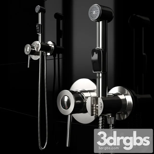 Hygienic Shower Grohe BauClassic 124434 3dsmax Download