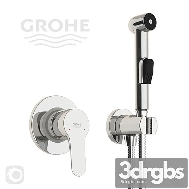 Hygienic Shower Grohe BauEdge 28343007 3dsmax Download