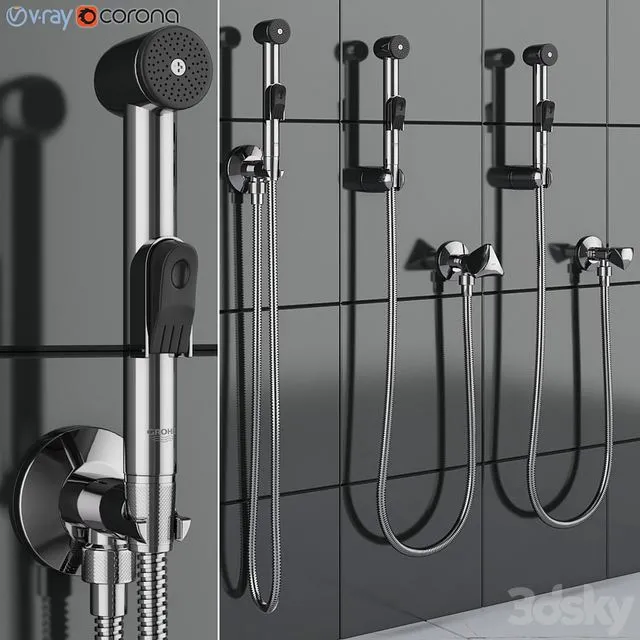 Hygienic shower GROHE Trigger Spray 3dsMax Model