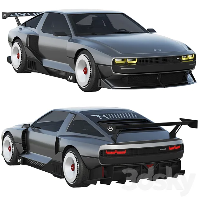 Hyundai N Vision 74 3ds Max