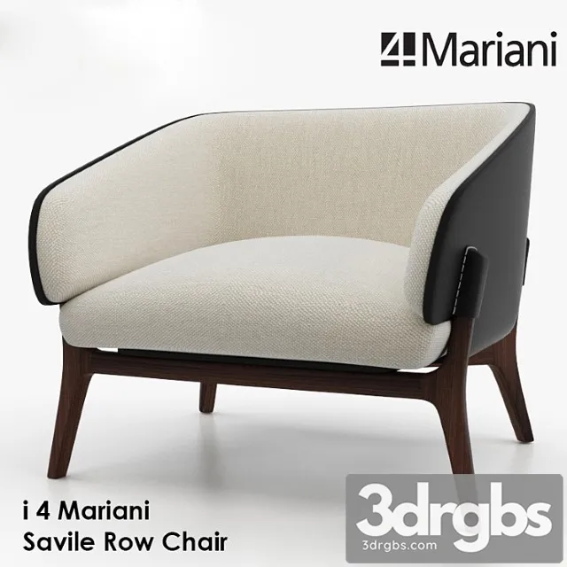 I 4 Mariani Savile Row Chair 3dsmax Download