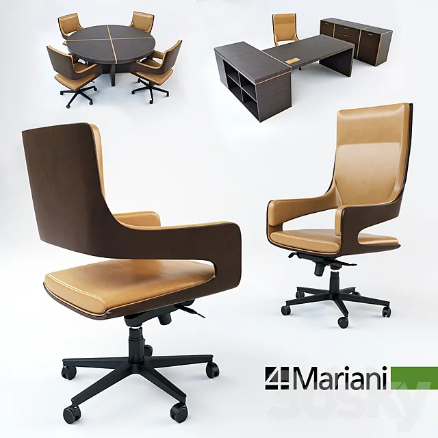 i 4 Mariani Silhouette 3ds Max