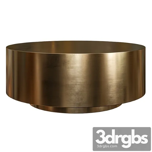 Ibiza Brushed Brass Coffe Table By Modshop 3dsmax Download