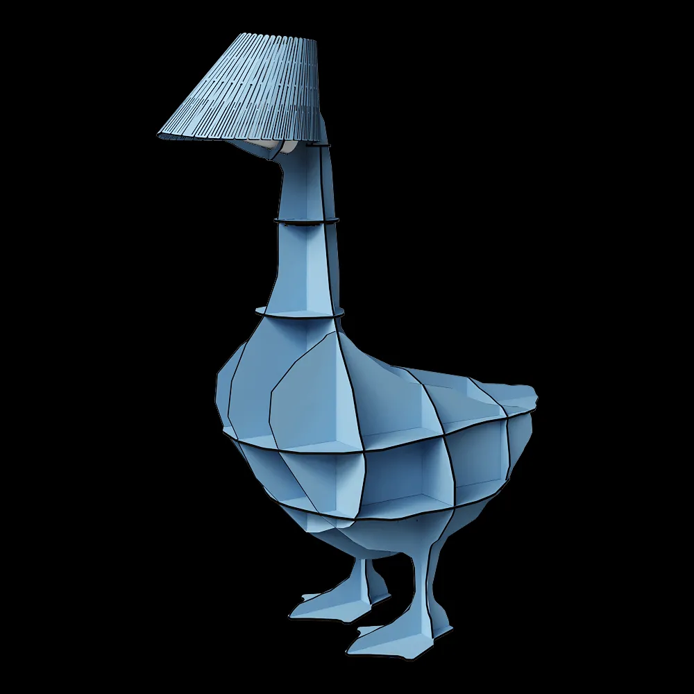 ibride – Bedside table with lamp Junon 3ds Max