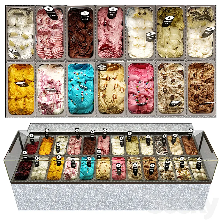 Ice cream 3DS Max