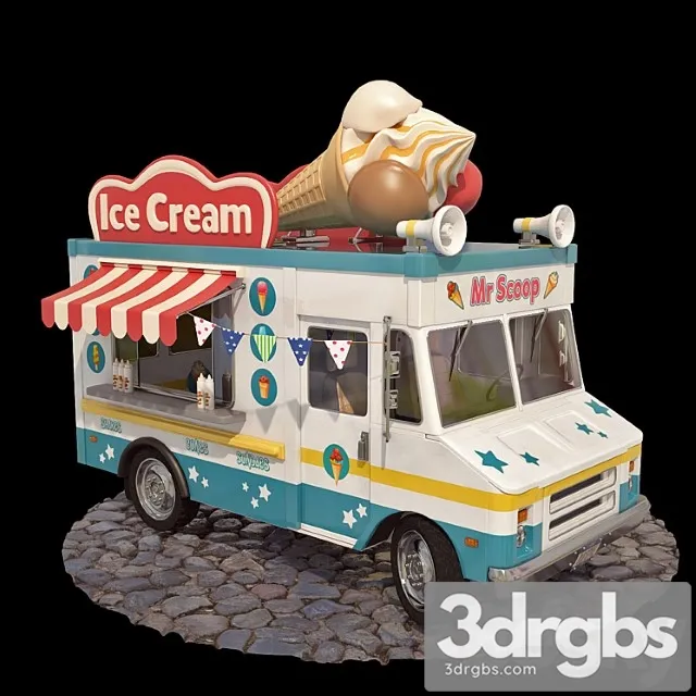 Ice-cream truck 3dsmax Download