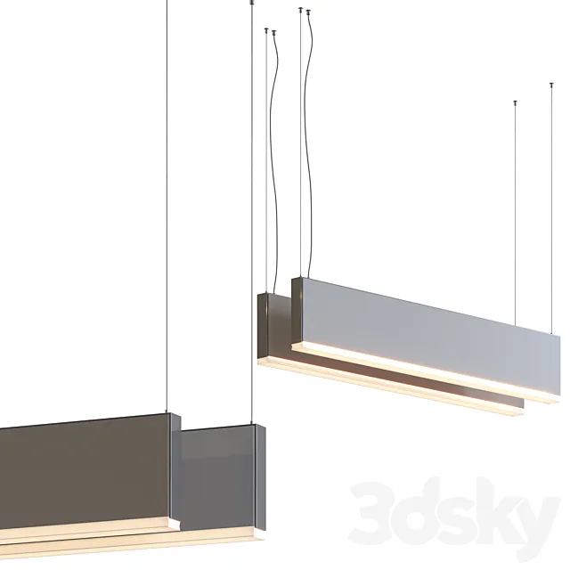 Iceline S by Exporlux Pendant Lamp 3dsMax Model