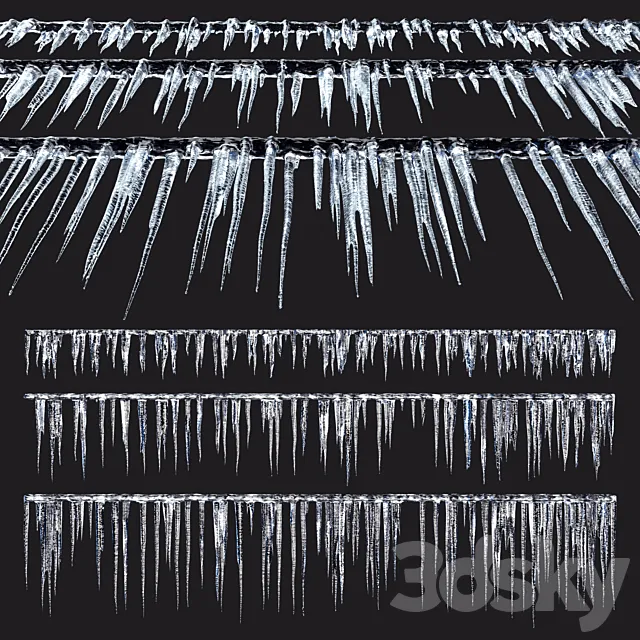 Icicles 02 3DSMax File