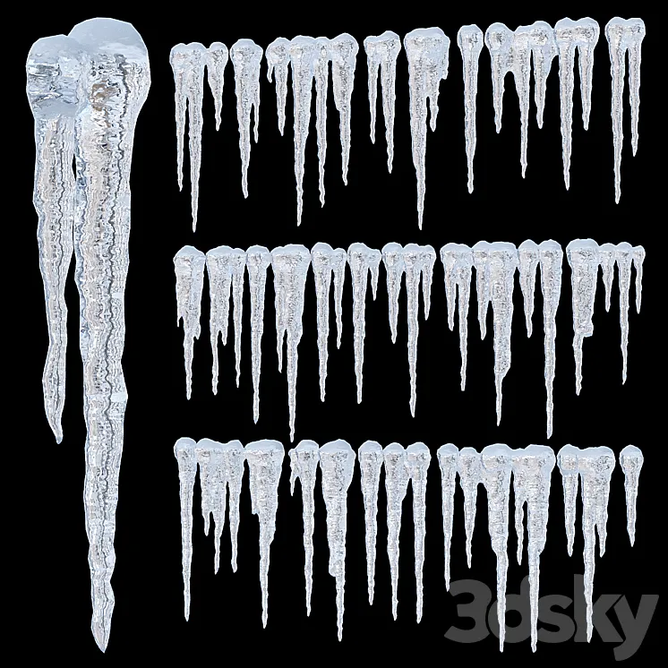 Icicles 2 3DS Max