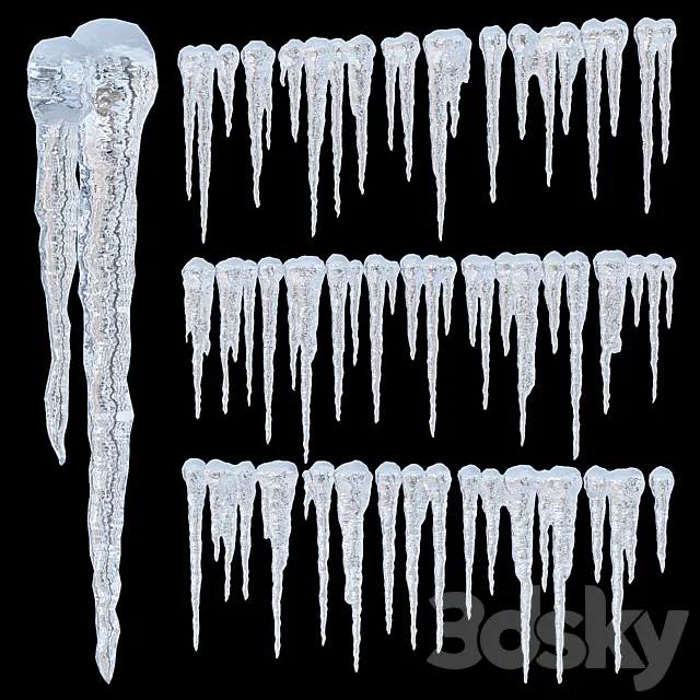 Icicles 2 3DSMax File