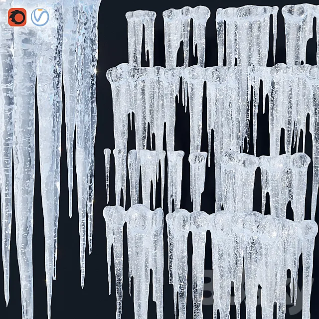 Icicles 3DSMax File