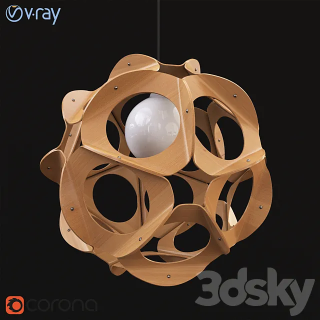 Icos lamp 3ds Max