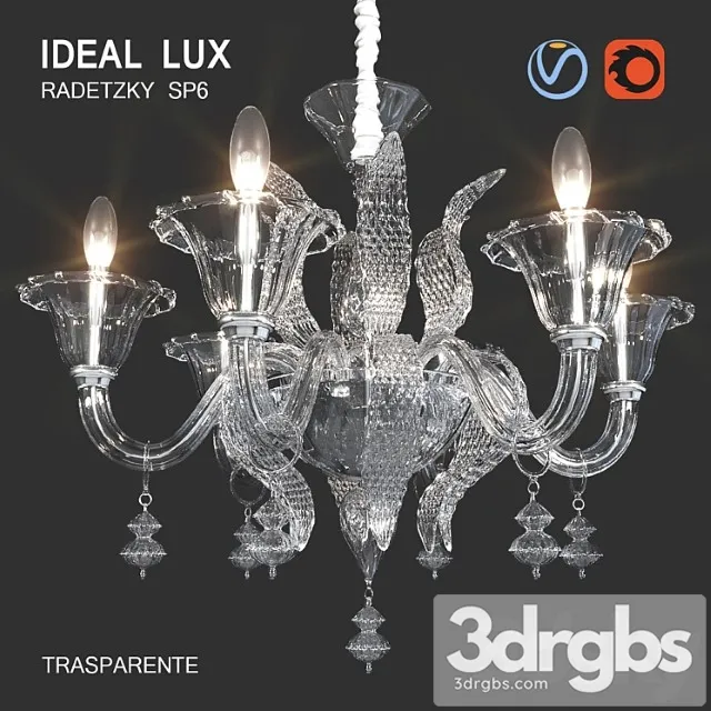 Ideal lux radetzky sp6 3dsmax Download