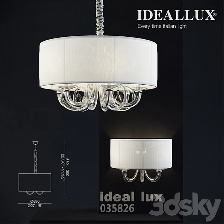 Ideal Lux – Swan 035 826 SP6 3DS Max