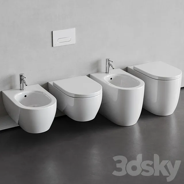 Ideal Standard – Blend Curve WC & Bidet 3ds Max